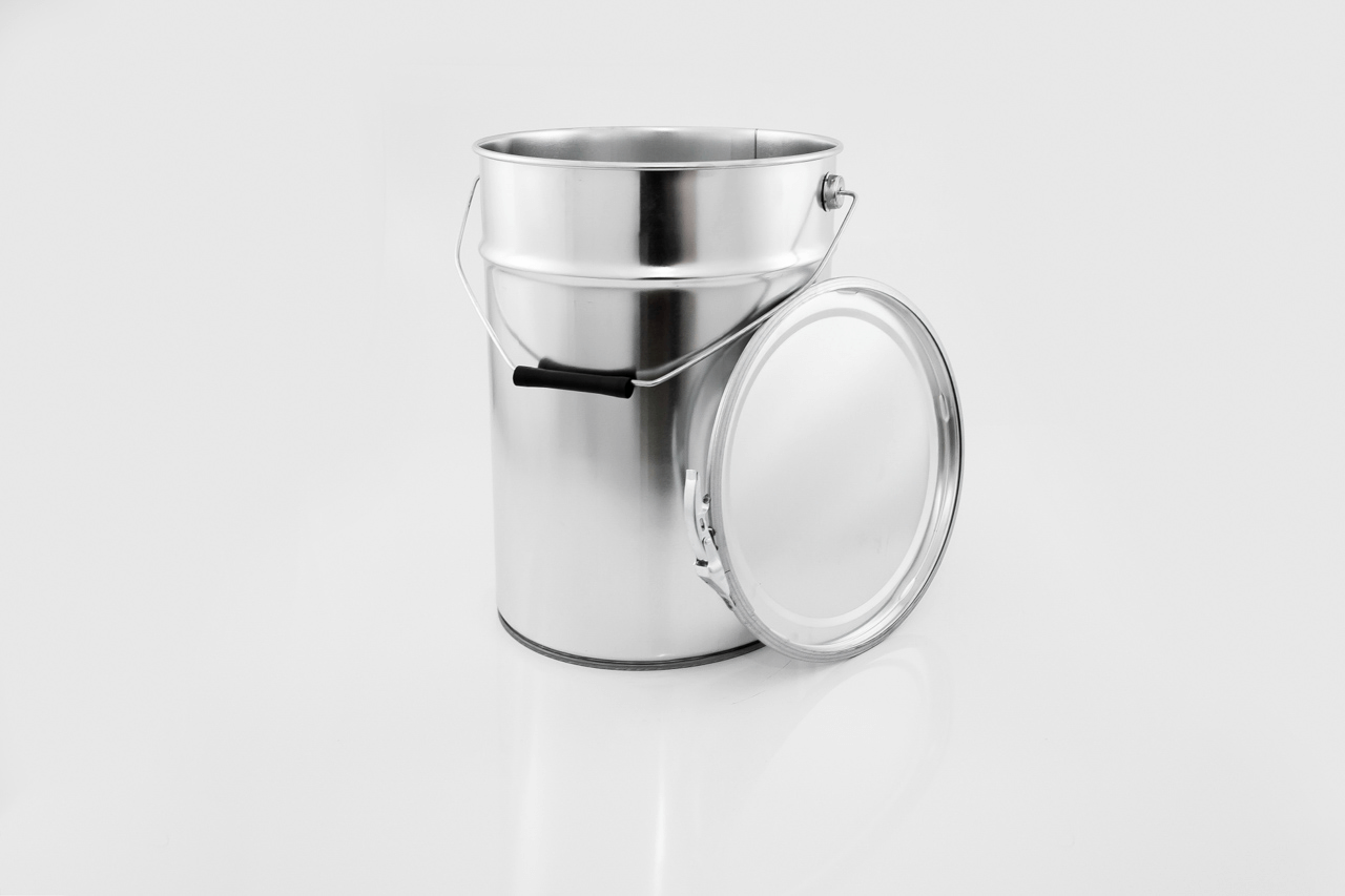 20L metal pail (paint bucket) with lever lock lid