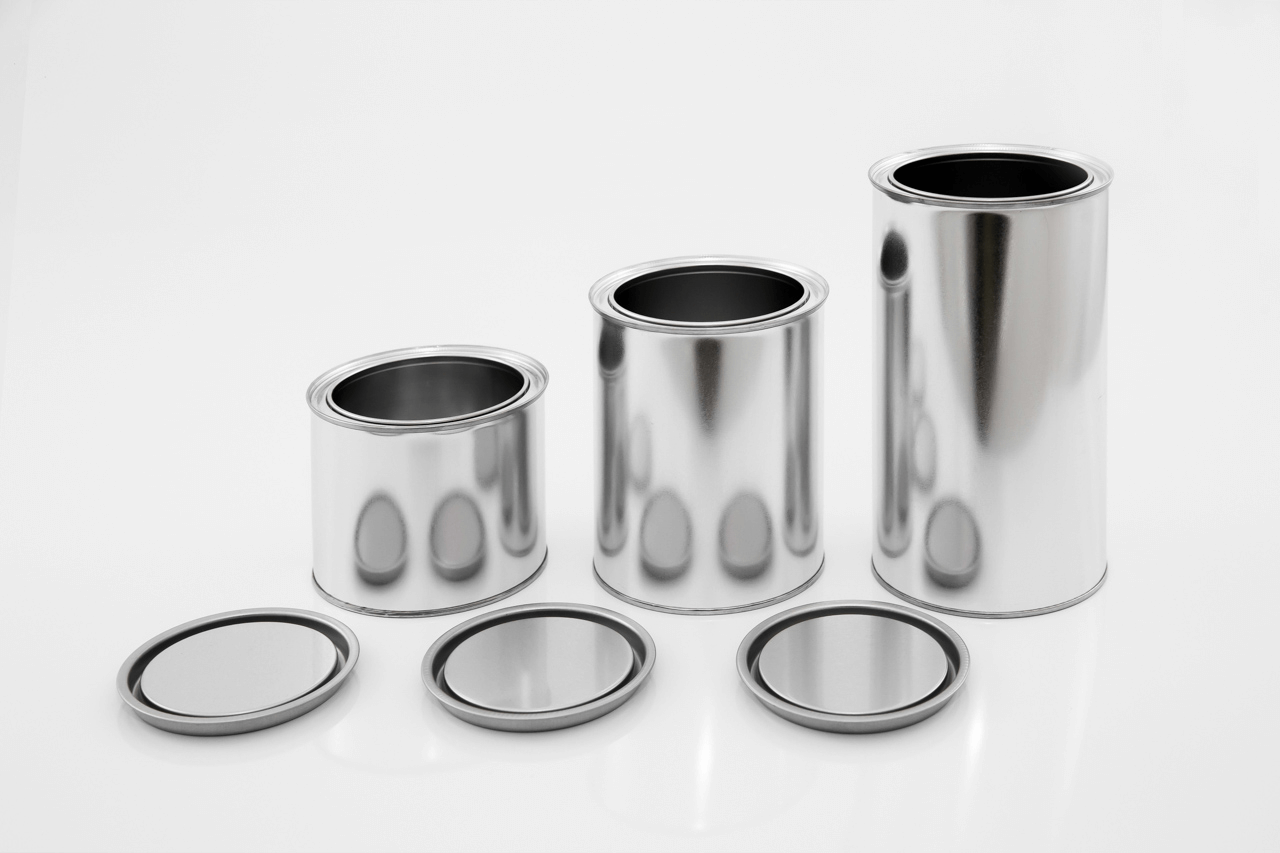 Peltinen maalipurkki 0,5L – 1,5L